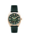 MONTRE AUTOMATIQUE SPINNAKER HULL CASCARA - BRACELET CUIR VERT CADRAN DORÉ