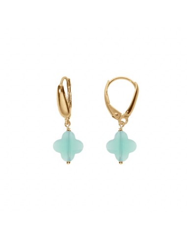 boucles d'oreilles femme trèfle,style van cleef & arpels,pas cher