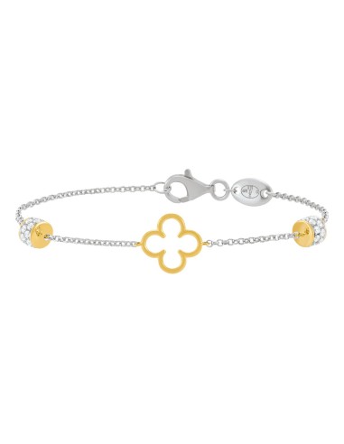 bracelet trefle femme charles garnier,bijoux trefle argent