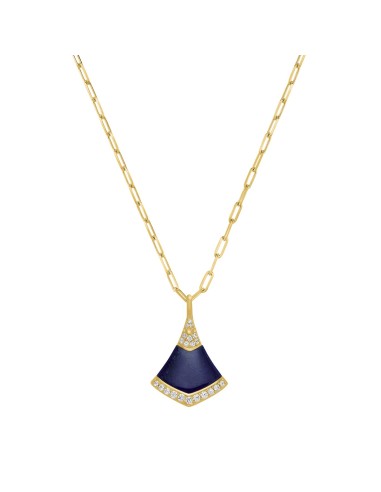 collier lapis lazuli femme charles garnier,collier tour eiffel bleu