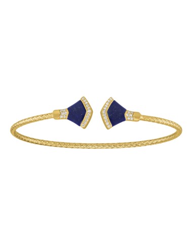 bracelet jonc lapis lazuli femme charles garnier, tour eiffel