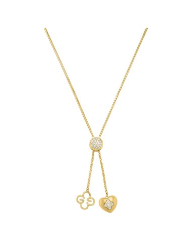 collier cravate coeur femme charles garnier,bijoux trefle coeur